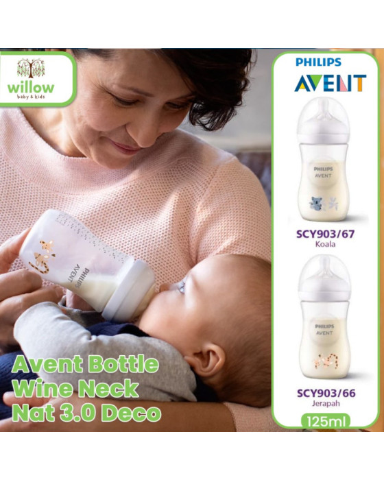 Avent Bottle Wide Neck Nat 3.0 Deco Botol Bayi