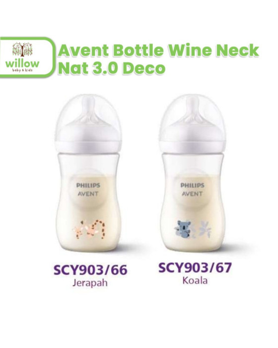 Avent Bottle Wide Neck Nat 3.0 Deco Botol Bayi