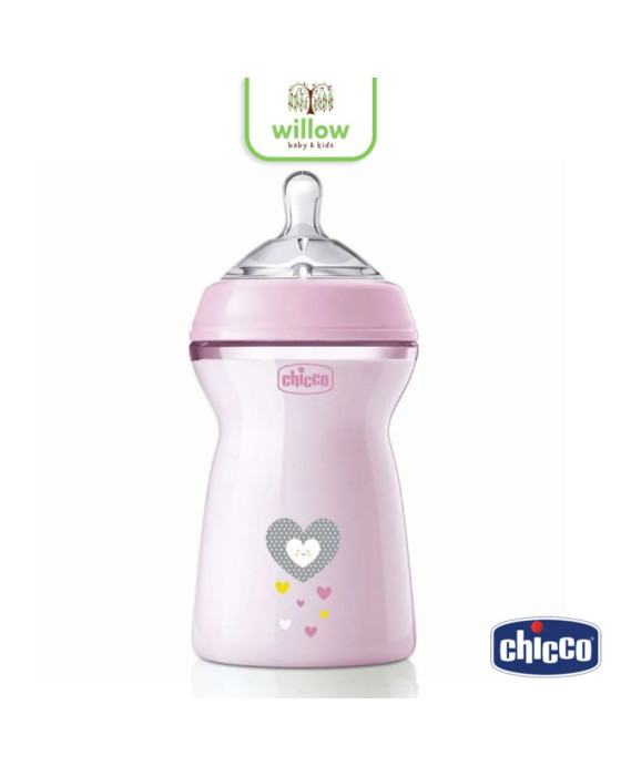 Chicco Feeding Bottle Natural Feeling PP 6M+ Botol Bayi 330Ml