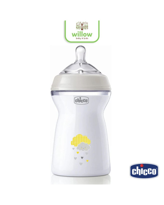 Chicco Feeding Bottle Natural Feeling PP 6M+ Botol Bayi 330Ml