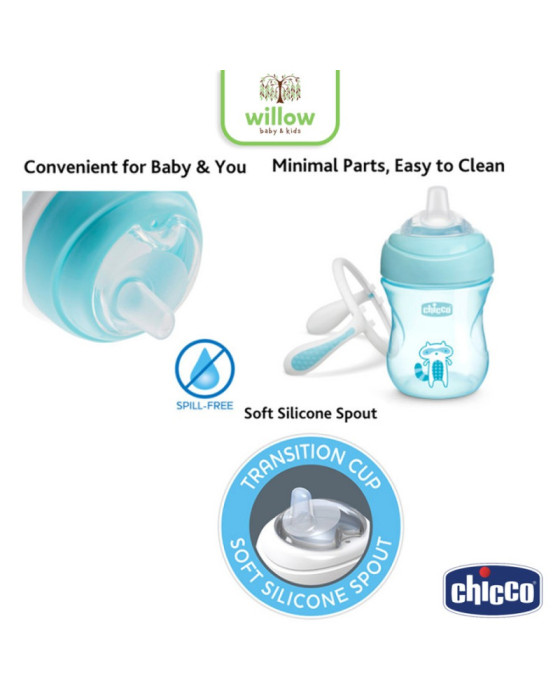 Chicco Transition Cup 4M+ Pack1 Tempat Minum Bayi