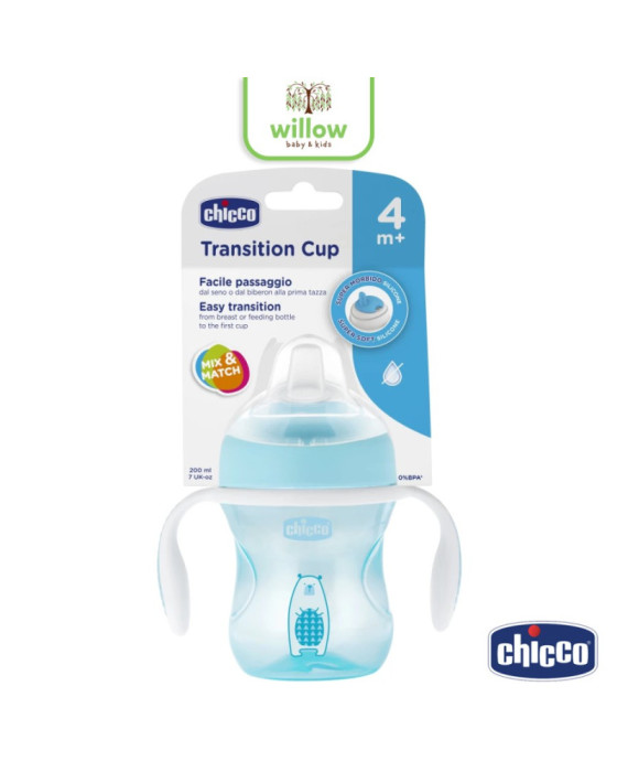 Chicco Transition Cup 4M+ Pack1 Tempat Minum Bayi