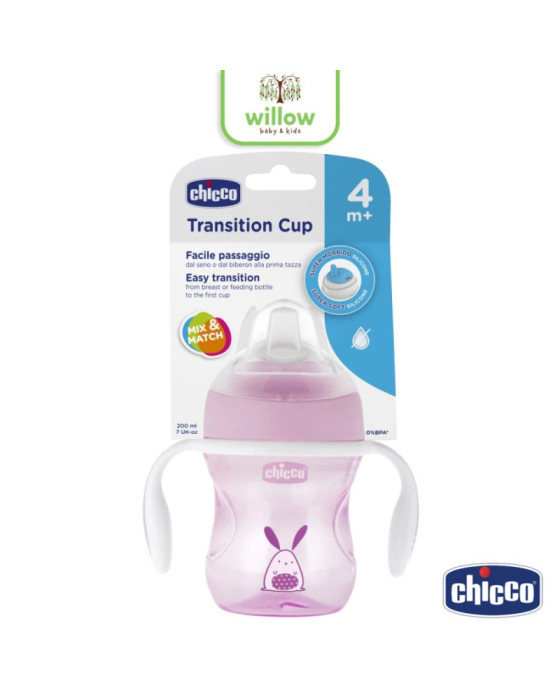 Chicco Transition Cup 4M+ Pack1 Tempat Minum Bayi