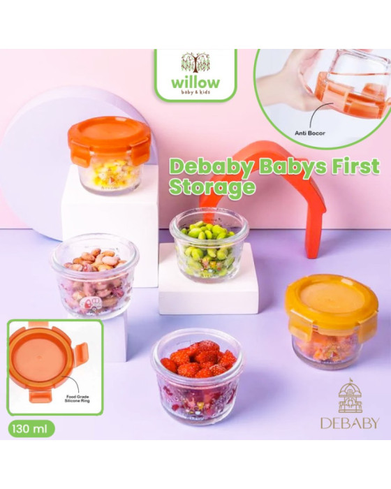 Debaby Babys First Storage Penyimpan Makanan 130Ml