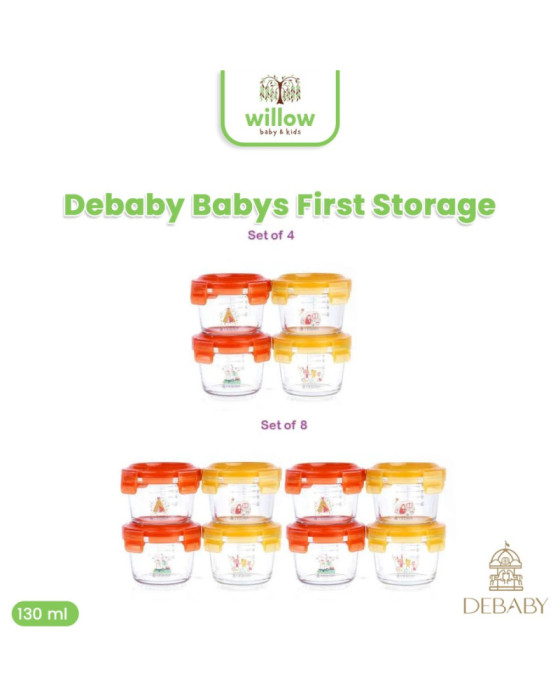 Debaby Babys First Storage Penyimpan Makanan 130Ml