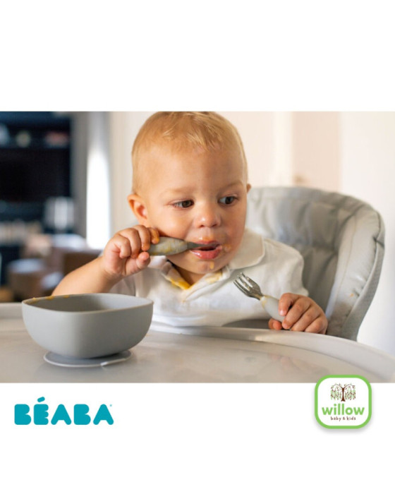 Beaba Set 2 Stainless Cutlery Sendok Makan Bayi