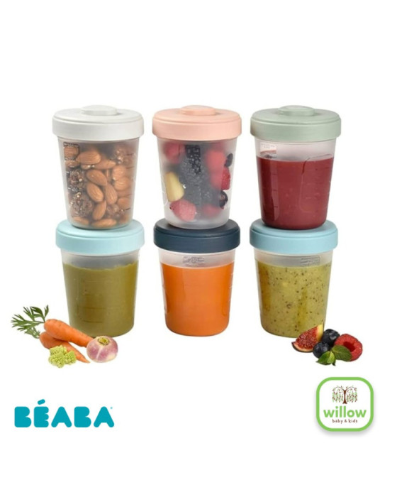 Beaba Toddler Food Storage Set 6 Peralatan Makan Bayi