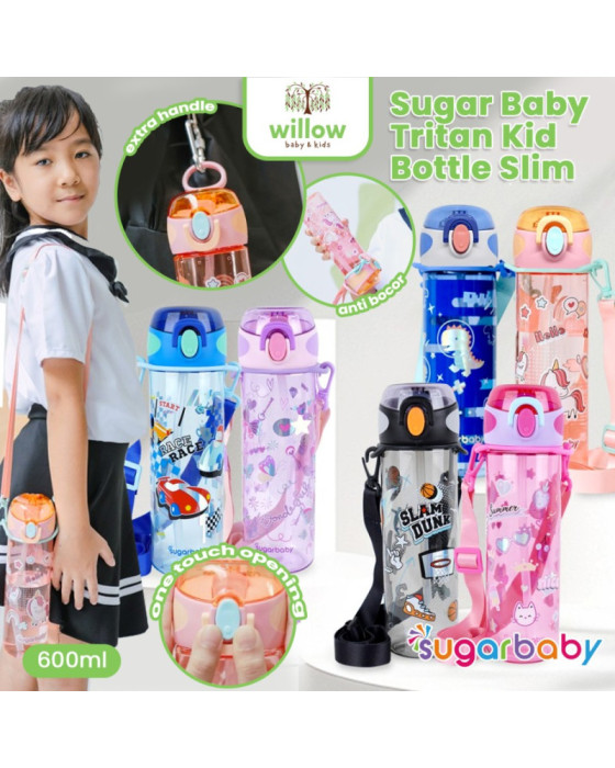 Sugarbaby Tritan Kid Bottle Slim Botol Minum 600Ml