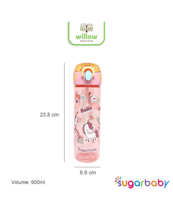 Sugarbaby Tritan Kid Bottle Slim Botol Minum 600Ml