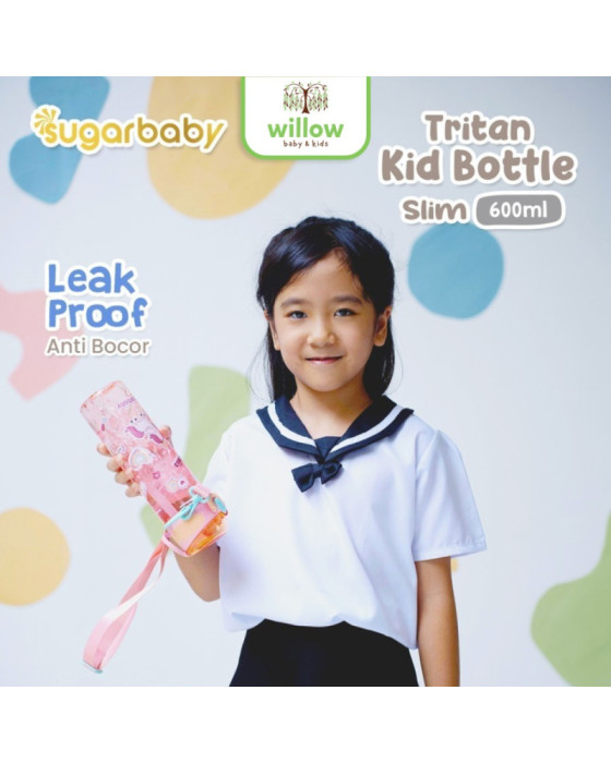 Sugarbaby Tritan Kid Bottle Slim Botol Minum 600Ml