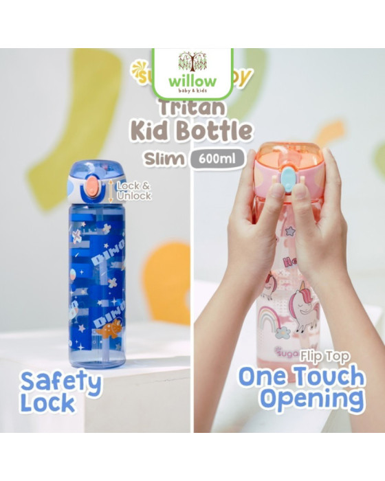 Sugarbaby Tritan Kid Bottle Slim Botol Minum 600Ml