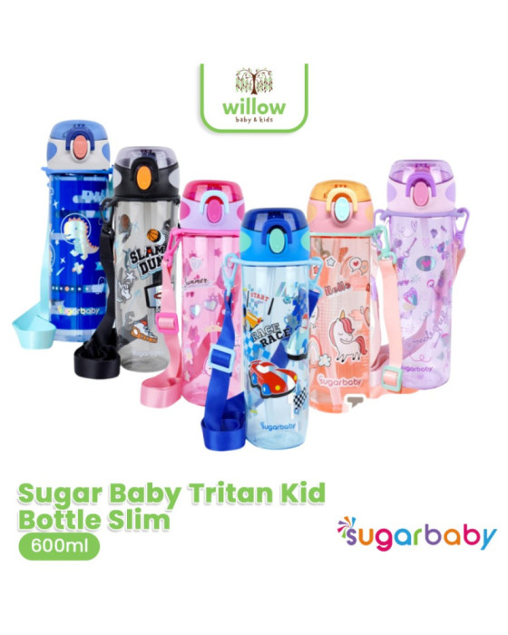 Sugarbaby Tritan Kid Bottle Slim Botol Minum 600Ml