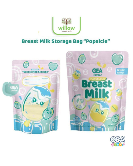 Gea Baby Breast Milk Storage Bag Marvelous Kantong Asi