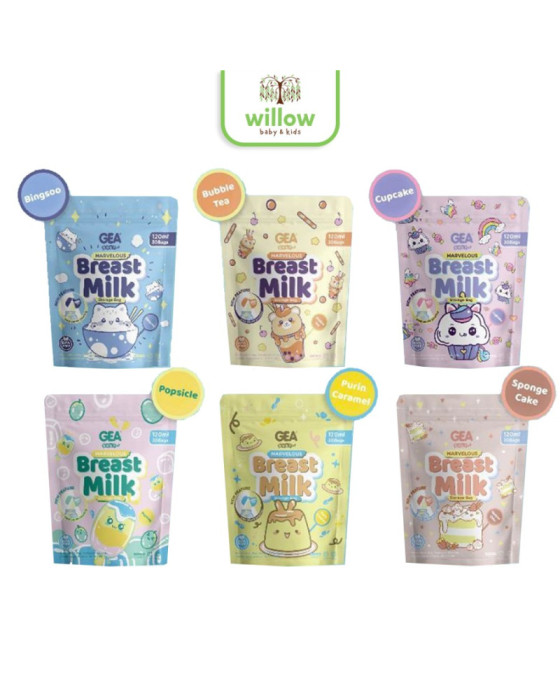 Gea Baby Breast Milk Storage Bag Marvelous Kantong Asi