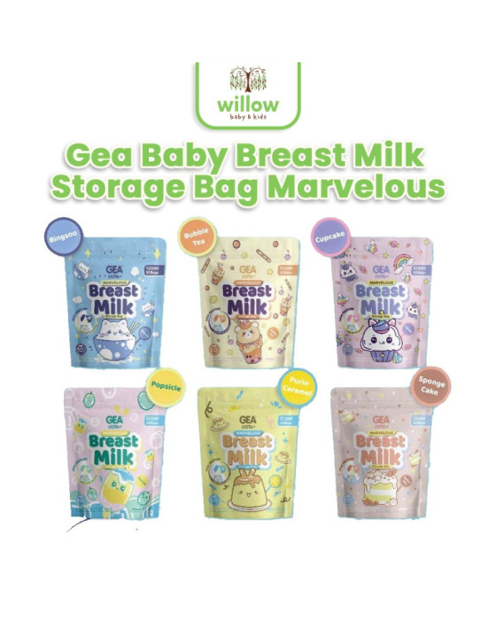 Gea Baby Breast Milk Storage Bag Marvelous Kantong Asi