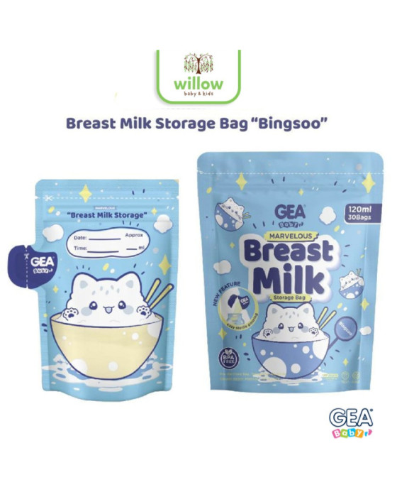 Gea Baby Breast Milk Storage Bag Marvelous Kantong Asi