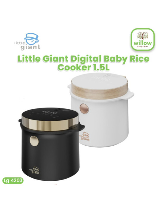 Little Giant Digital Baby Rice Cooker Food Processor 1.5L