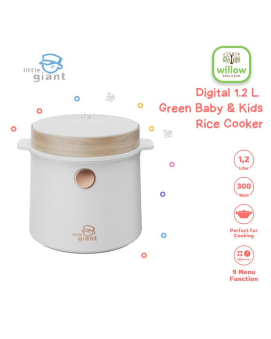 Little Giant Digital Baby Rice Cooker Food Processor 1.2L