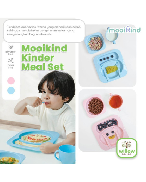 Mooikind Kinder Meal Set Peralatan Makan Anak