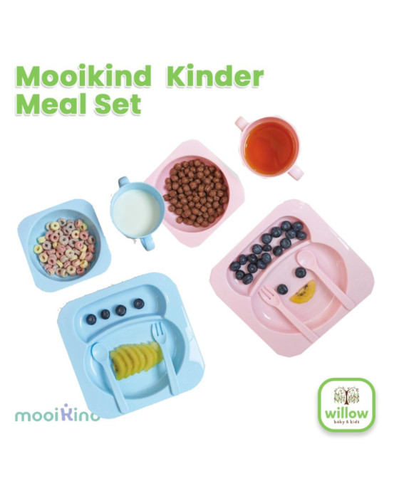 Mooikind Kinder Meal Set Peralatan Makan Anak