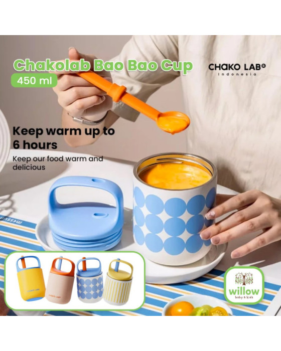 Chakolab Bao Bao Cup Tempat Makan Anak 450Ml