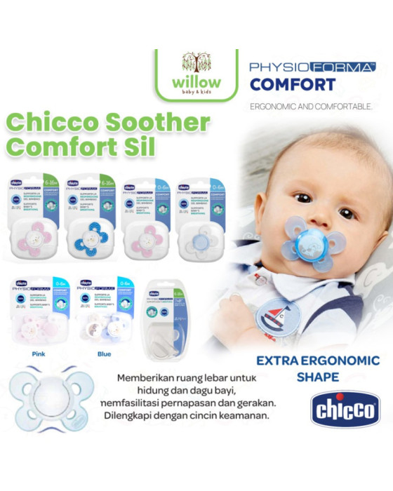 Chicco Soother Physio Comfort Silicone Dot Bayi