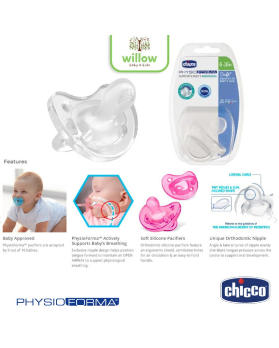 Chicco Soother Physio Soft Silicone Dot Bayi