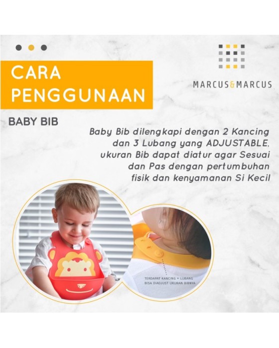 MARCUS AND MARCUS BABY BIB KOALA GREY CELEMEK BAYI