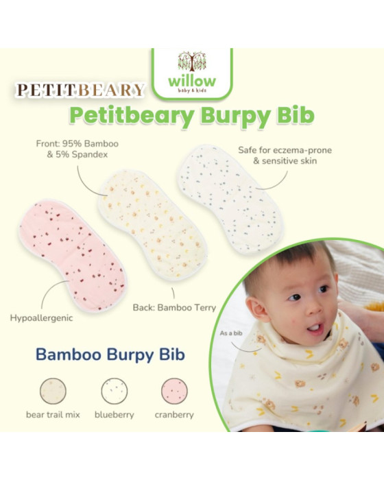 Petitbeary Burpy Bib Celemek Bayi