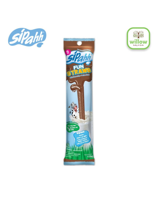 Sipahh Fun Straws Camilan Olahan Susu 5Pk Per Pak