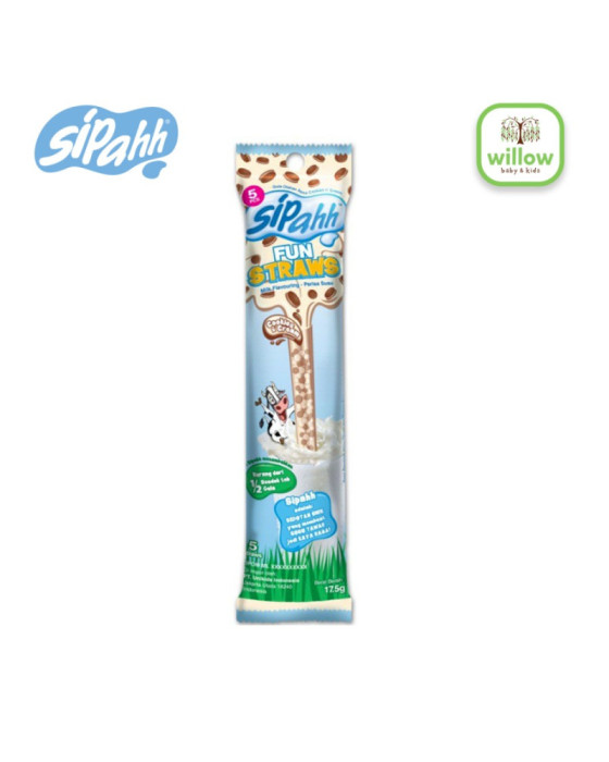 Sipahh Fun Straws Camilan Olahan Susu 5Pk Per Pak