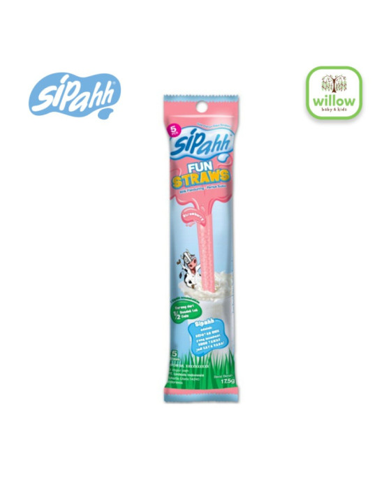 Sipahh Fun Straws Camilan Olahan Susu 5Pk Per Pak