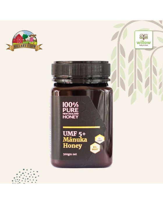 HILLARY FARM MANUKA HONEY UMF 5+ 500GR 