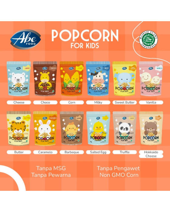 ABE POP CORN MAKANAN RINGAN 80GR