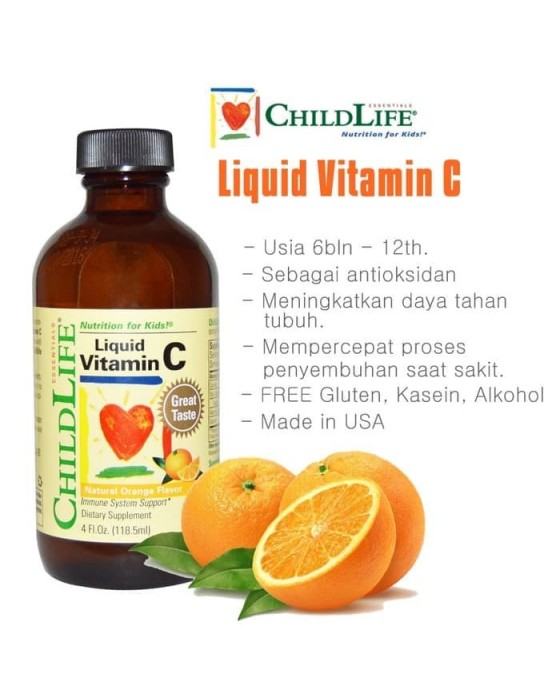 CHILDLIFE VITAMIN C 4OZ 