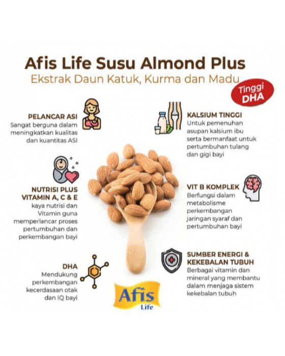 AFIS SUSU ALMOND 200GR