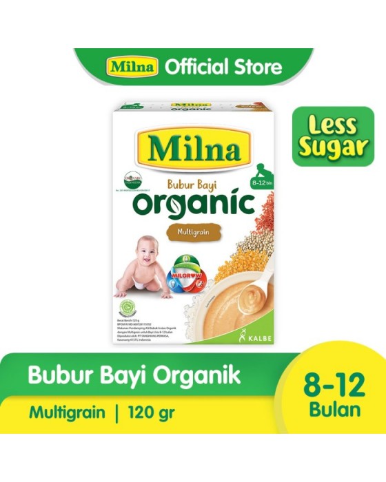 MILNA BUBUR ORGANIK MULTIGRAIN 120GR