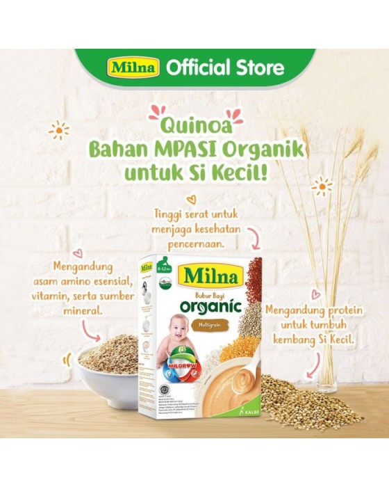 MILNA BUBUR ORGANIK MULTIGRAIN 120GR