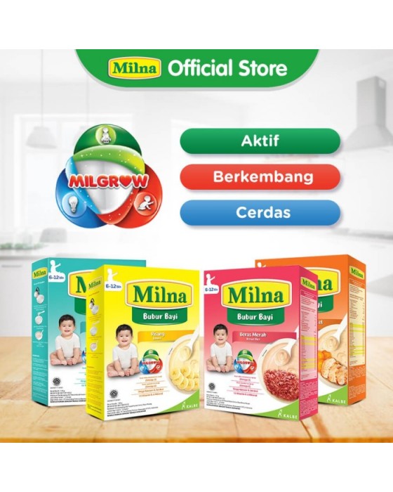 MILNA BUBUR REGULER LABU MADU 6+ 120GR