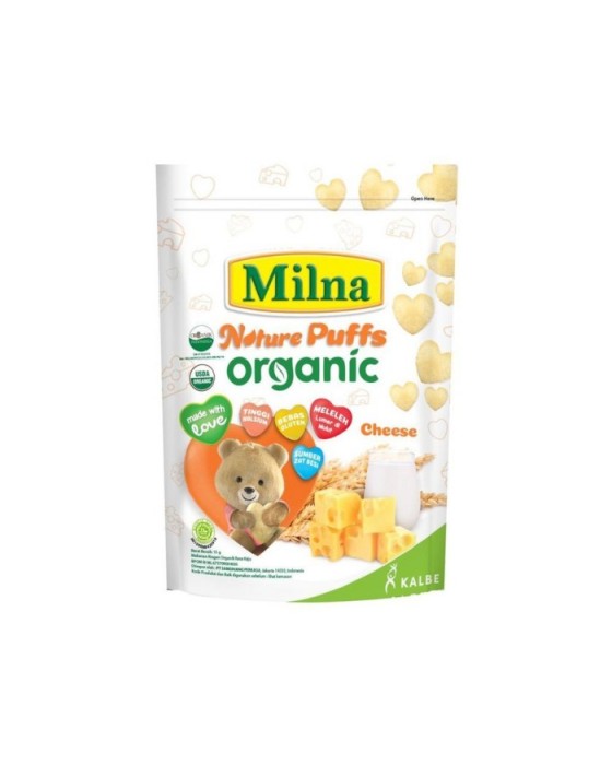 MILNA NATURE PUFF ORGANIC 15GR - CHEESE 