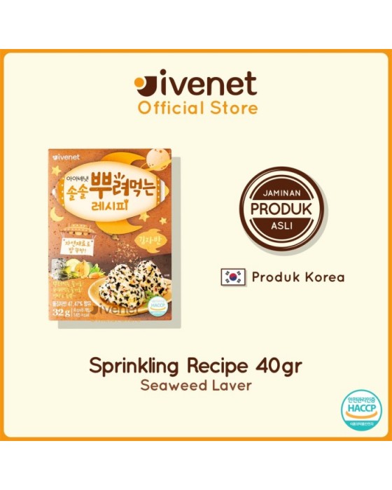 IVENET SPRINGKLING RECIPE SEAWEED LAVER 32GR