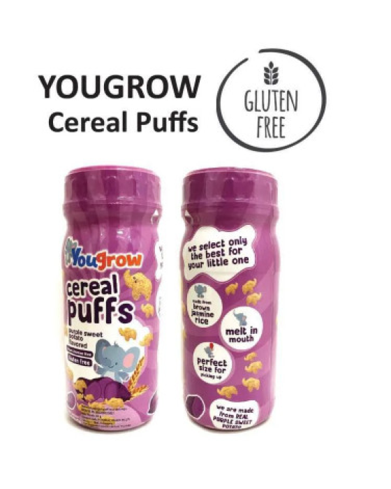 YOUGROW CEREAL PUFF 49GR - SWEET POTATO