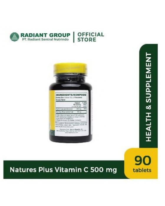 NATURES VITAMIN C 500MG 90S