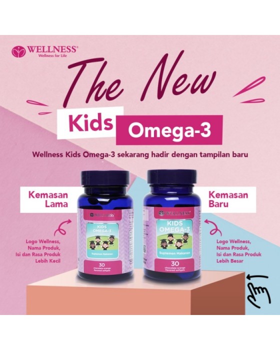 WELLNESS KIDS OMEGA-3 30S