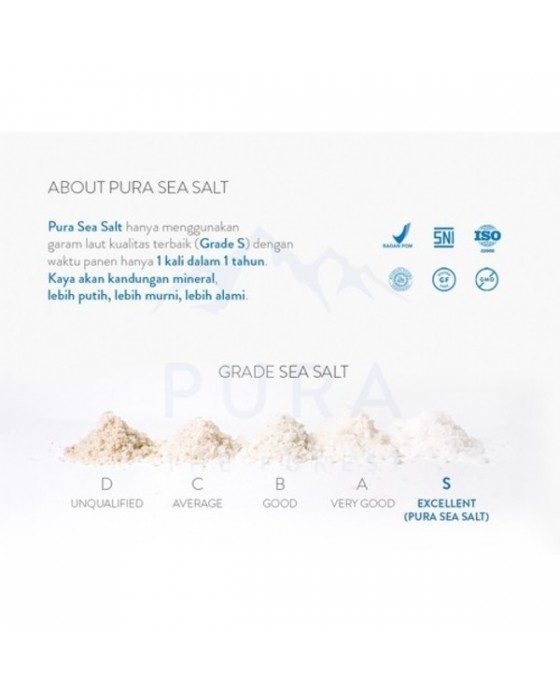 PURA THE SEA SALT 300GR - COARSE/KASAR