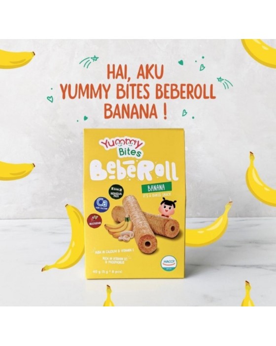 YUMMY BITES BEBEROLL 40GR SNACK BABY