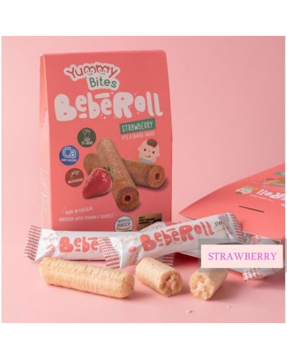 YUMMY BITES BEBEROLL SNACK BAYI 40GR - COKLAT