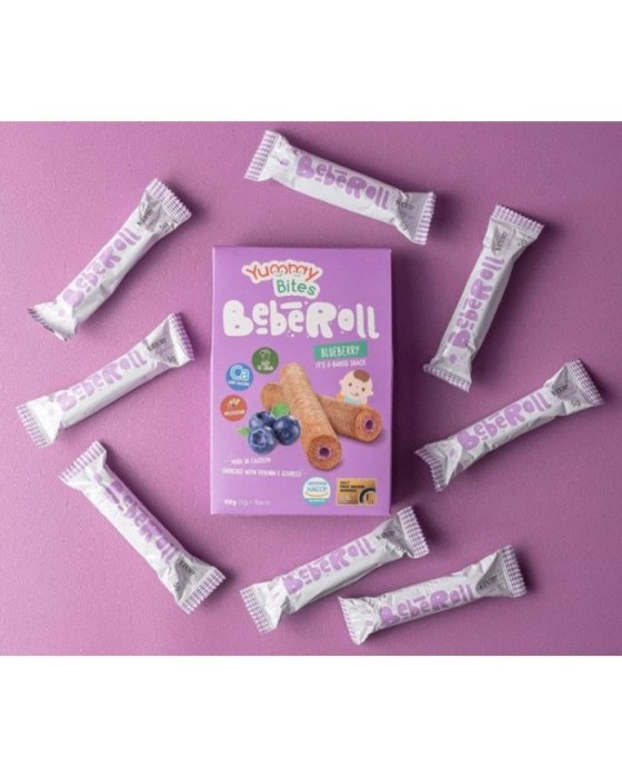 YUMMY BITES BEBEROLL SNACK BAYI 40GR - COKLAT