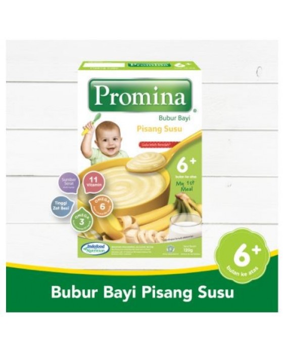 PROMINA BUBUR BAYI BANANA MILK BOX 120GR