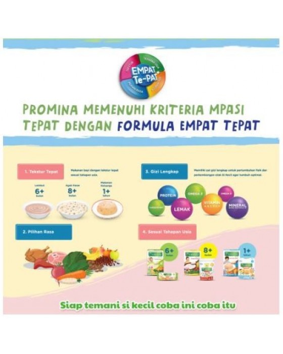 PROMINA BUBUR BAYI MILKY BERAS MERAH BOX 120GR